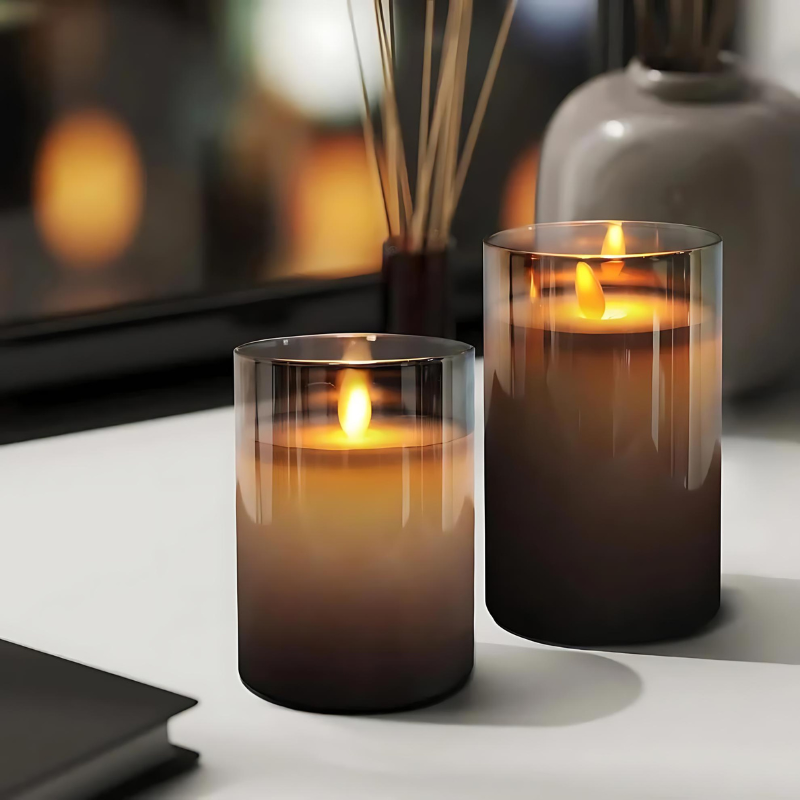 HjemLys™ Justerbar LED-Kerze
